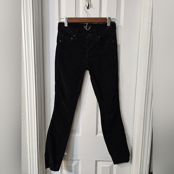 MOTHER THE VAMP MY LIFE AS A SNOW BUNNY BLACK VELVET JEANS - Picture 3 of 7